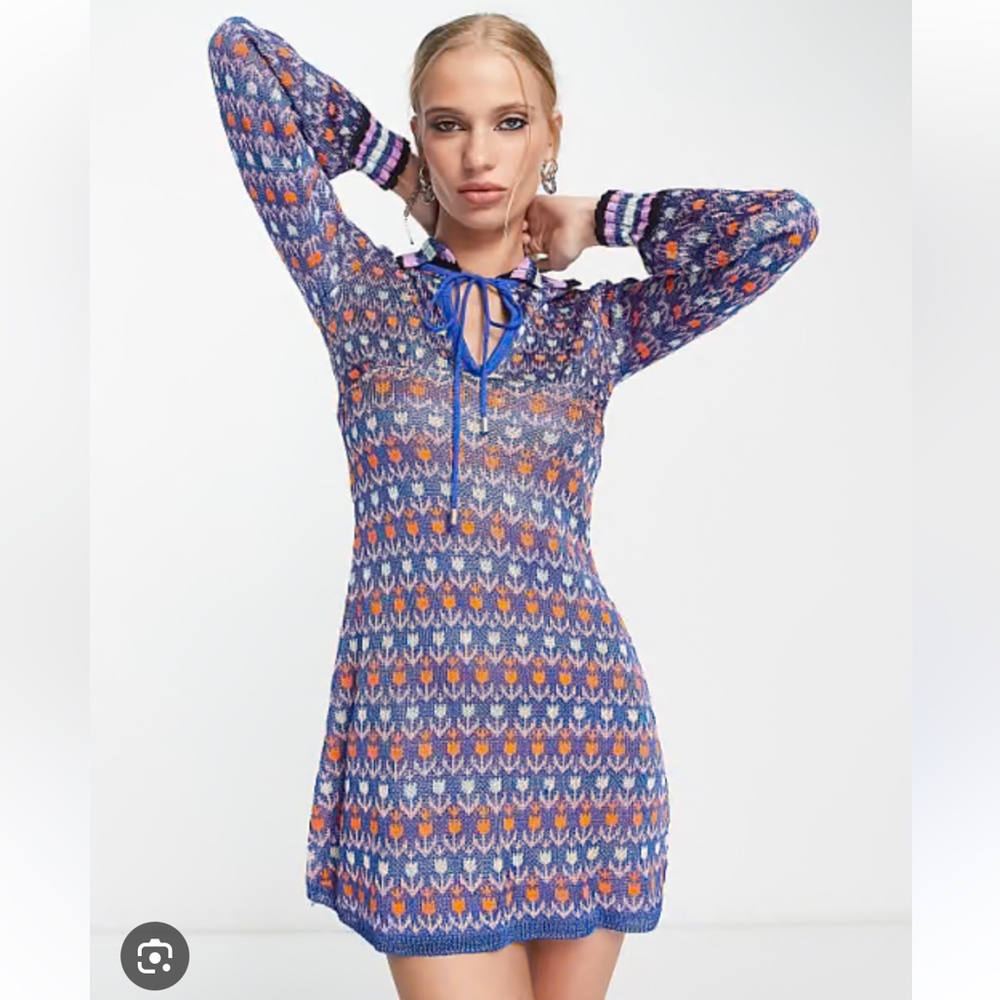 Free People x Revolve Milano Knit Dress (Small)